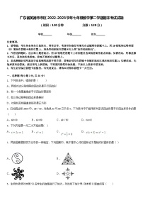 广东省英德市市区2022-2023学年七年级数学第二学期期末考试试题含答案