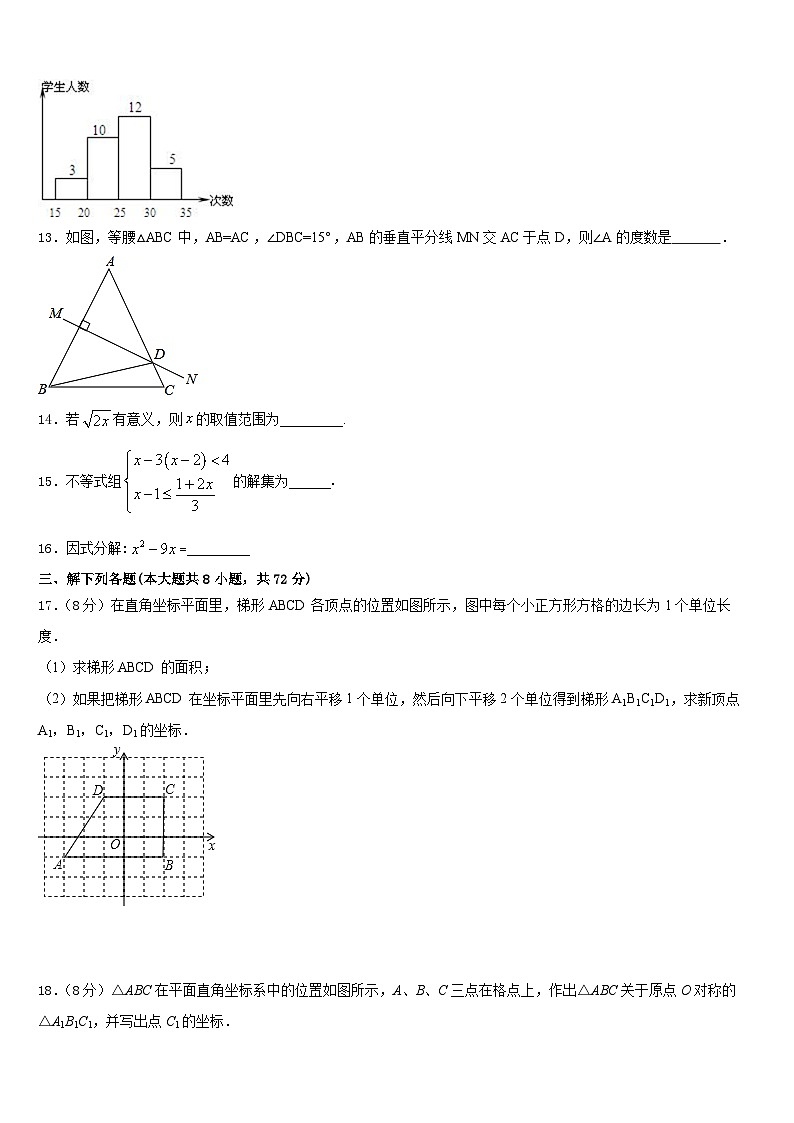 广西陆川县联考2022-2023学年七下数学期末联考模拟试题含答案03