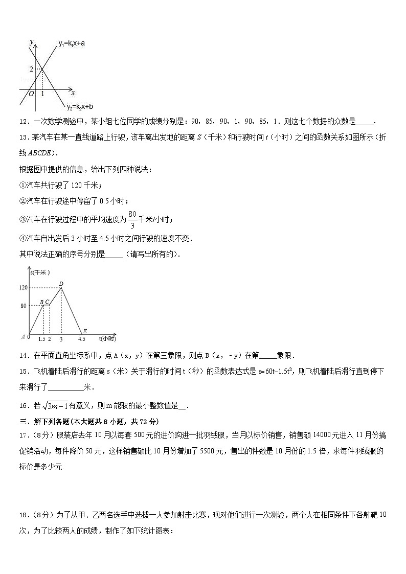 广西钦州市第一中学2022-2023学年数学七下期末检测模拟试题含答案03