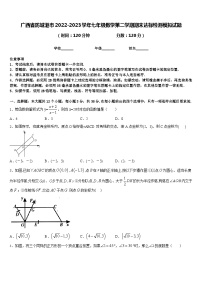 广西省防城港市2022-2023学年七年级数学第二学期期末达标检测模拟试题含答案