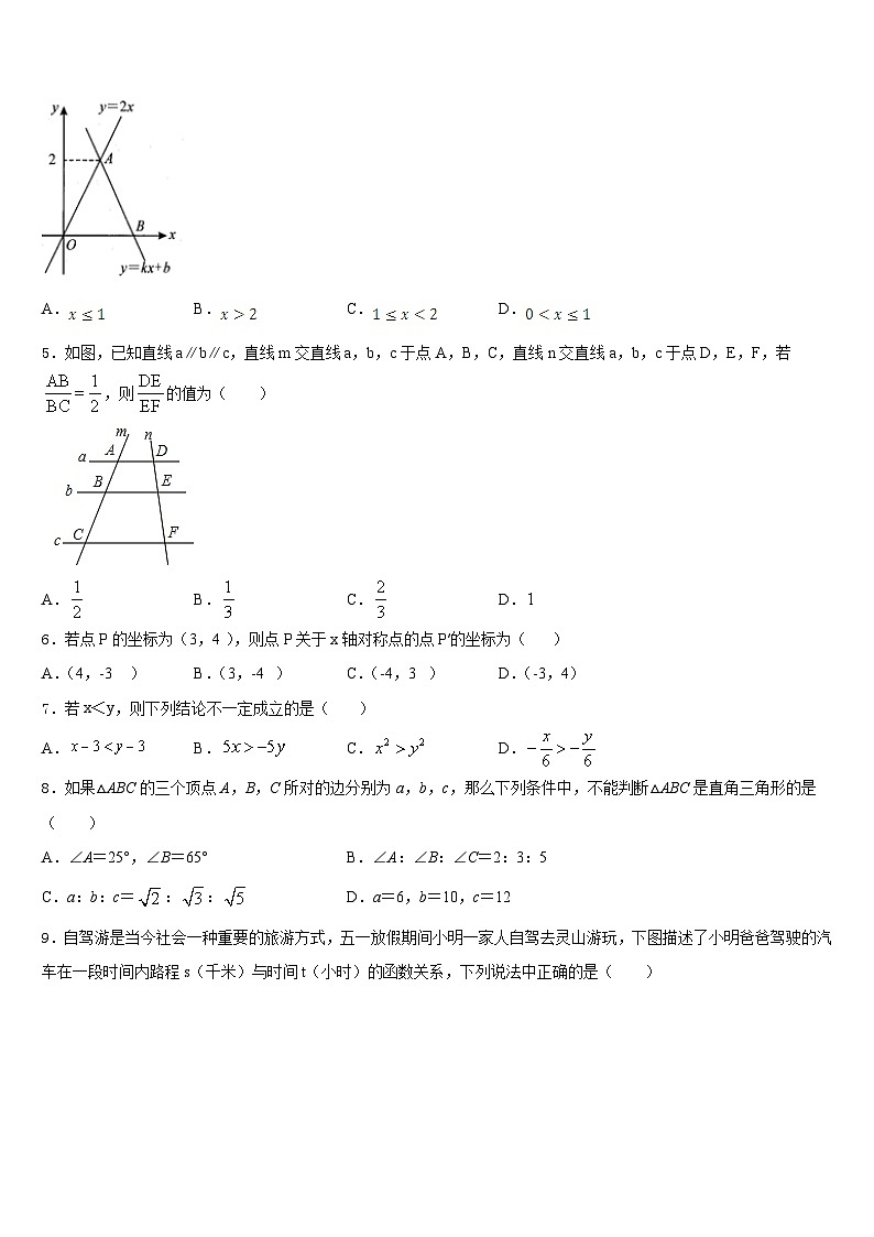 汕头市重点中学2022-2023学年七下数学期末质量跟踪监视模拟试题含答案第2页