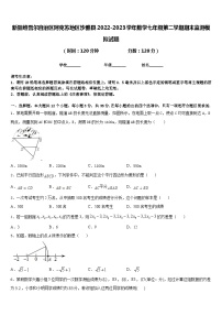 新疆维吾尔自治区阿克苏地区沙雅县2022-2023学年数学七年级第二学期期末监测模拟试题含答案