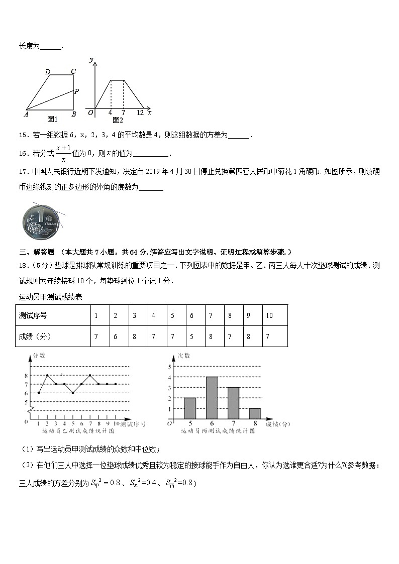 新余市重点中学2022-2023学年七年级数学第二学期期末预测试题含答案第3页