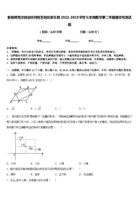 新疆维吾尔自治区阿克苏地区库车县2022-2023学年七年级数学第二学期期末检测试题含答案