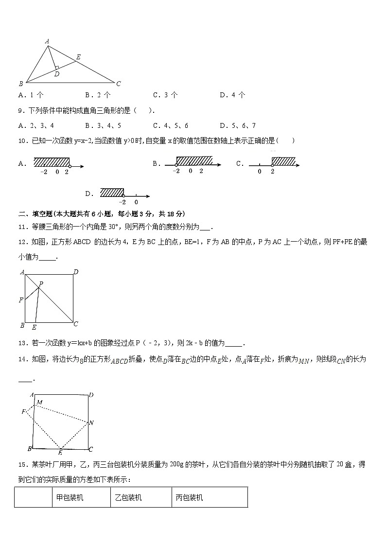 江苏省扬州市广陵区竹西中学2022-2023学年数学七下期末监测试题含答案02