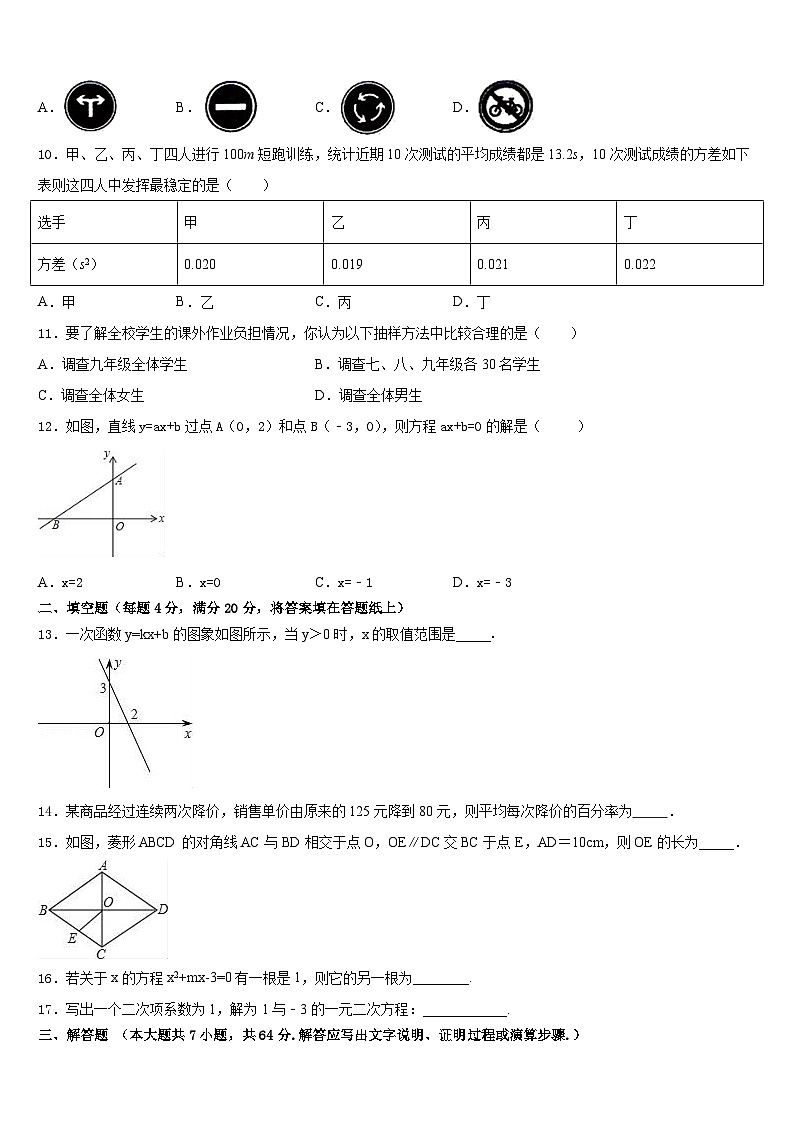 江苏省扬州市广陵区2022-2023学年七下数学期末教学质量检测试题含答案03