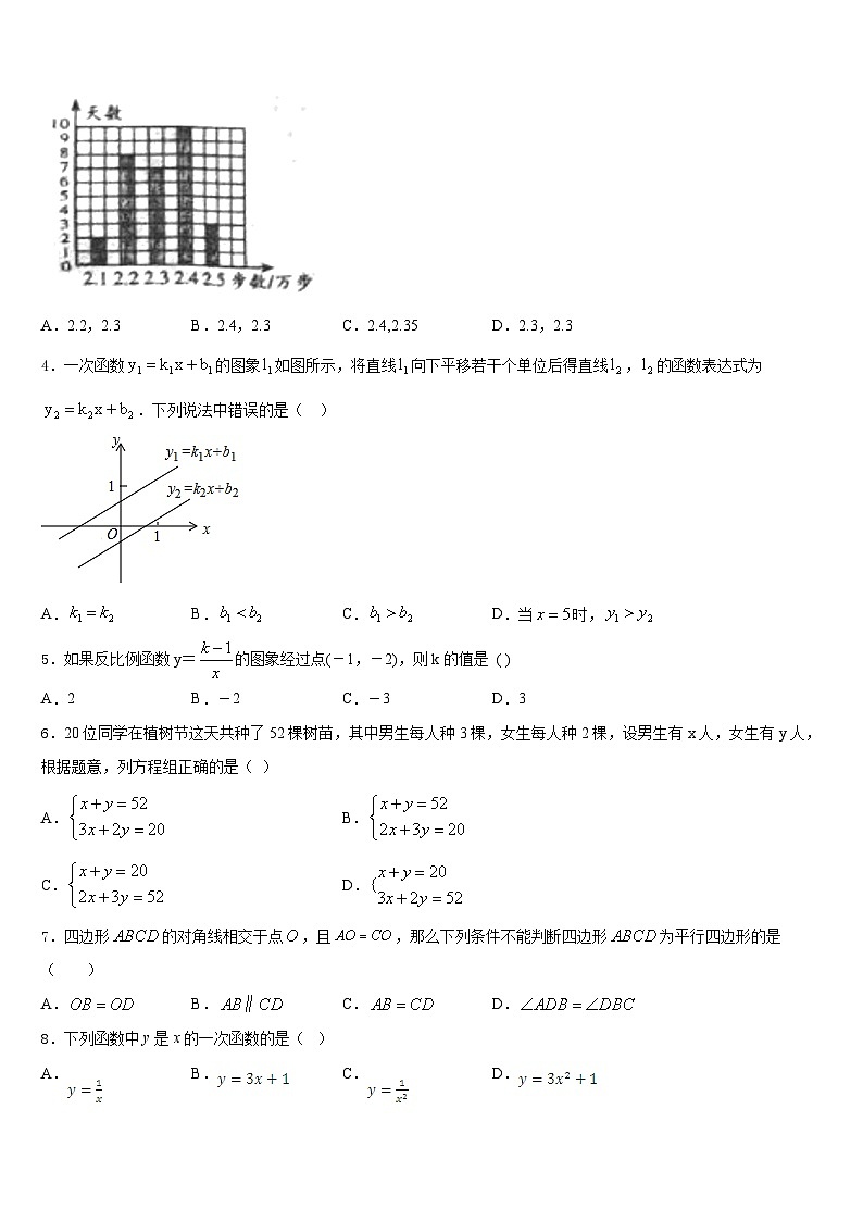广东省肇庆市端州区地质中学2022-2023学年七年级数学第二学期期末学业水平测试模拟试题含答案第2页