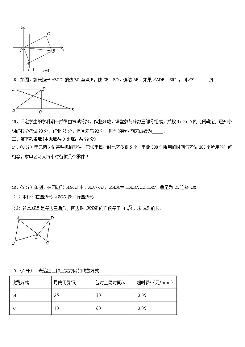 江苏省射阳二中学2022-2023学年数学七年级第二学期期末学业水平测试模拟试题含答案第3页