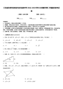 江苏省苏州市张家港市梁丰高级中学2022-2023学年七年级数学第二学期期末联考试题含答案