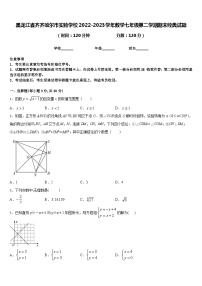 黑龙江省齐齐哈尔市实验学校2022-2023学年数学七年级第二学期期末经典试题含答案