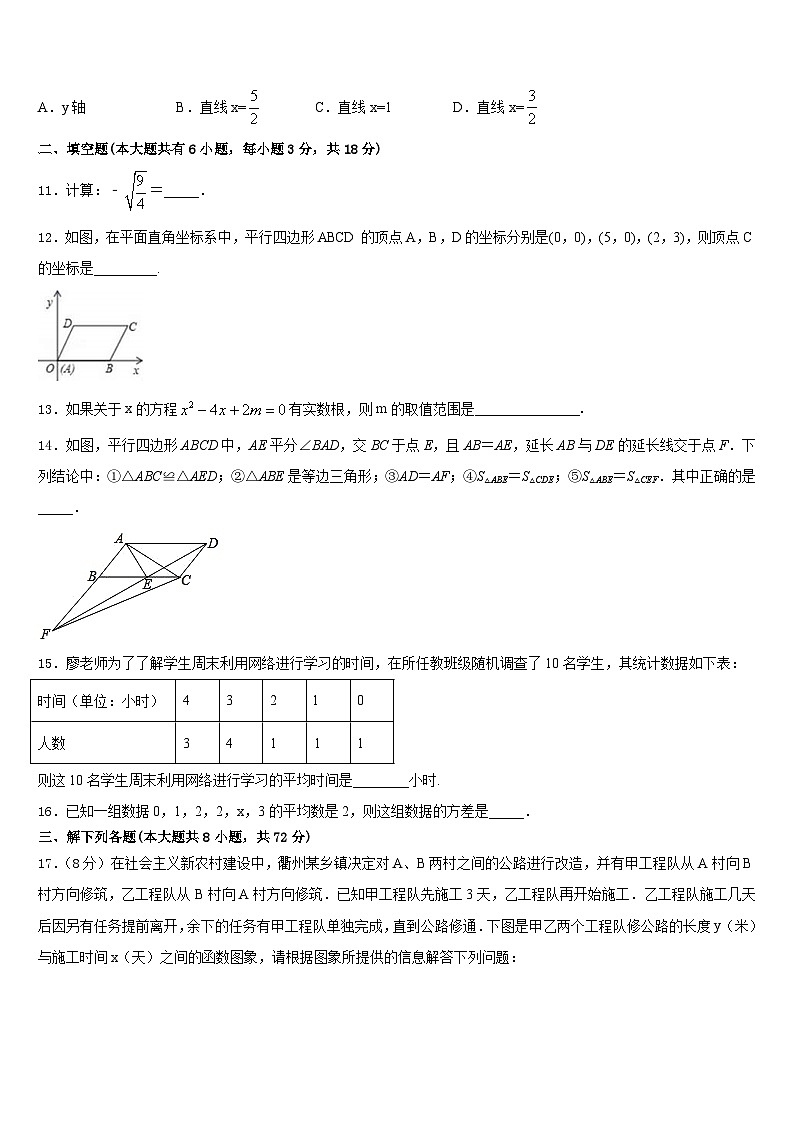 江西省上饶市广信区2022-2023学年数学七下期末质量跟踪监视模拟试题含答案第3页