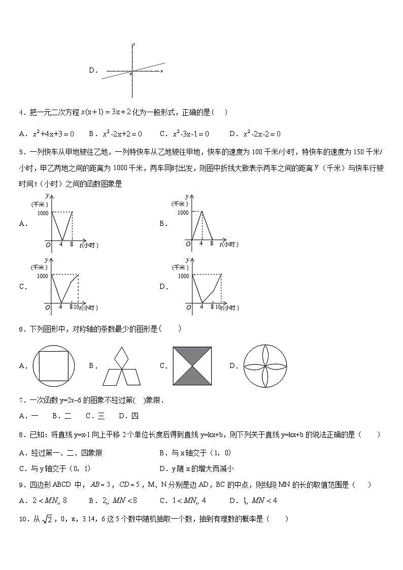 河北武安市西土山乡西土山中学2022-2023学年数学七年级第二学期期末质量检测模拟试题含答案第2页
