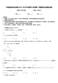 江西省抚州市金溪县2022-2023学年数学七年级第二学期期末考试模拟试题含答案