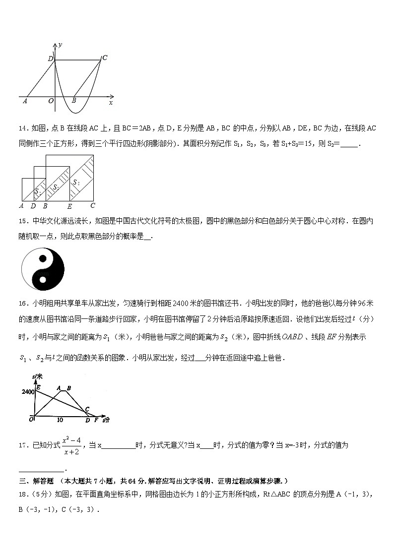 江西省吉安市吉安县2022-2023学年数学七年级第二学期期末预测试题含答案03
