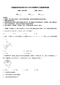 江西省吉安市吉水县2022-2023学年数学七下期末联考试题含答案