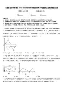 江西省吉安市吉州区2022-2023学年七年级数学第二学期期末达标检测模拟试题含答案