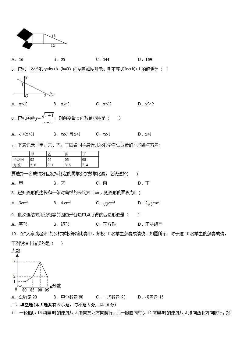 河北省石家庄市第二十八中学2022-2023学年数学七年级第二学期期末考试模拟试题含答案02
