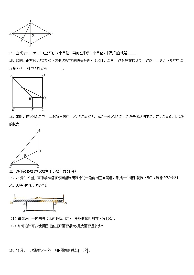 河北省邢台市2022-2023学年七年级数学第二学期期末复习检测模拟试题含答案03