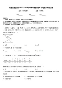 河南大附属中学2022-2023学年七年级数学第二学期期末考试试题含答案