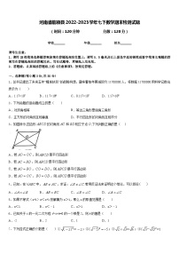 河南省临颍县2022-2023学年七下数学期末检测试题含答案