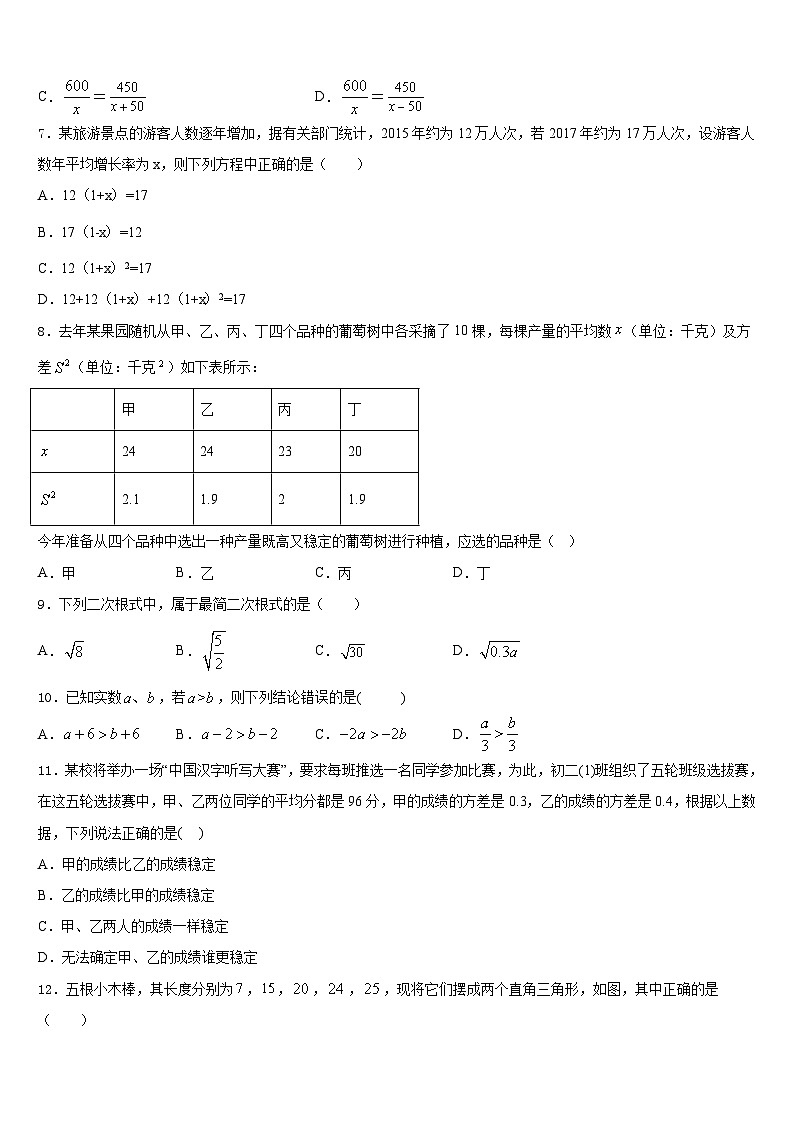 河南省信阳市潢川县2022-2023学年数学七下期末统考模拟试题含答案02