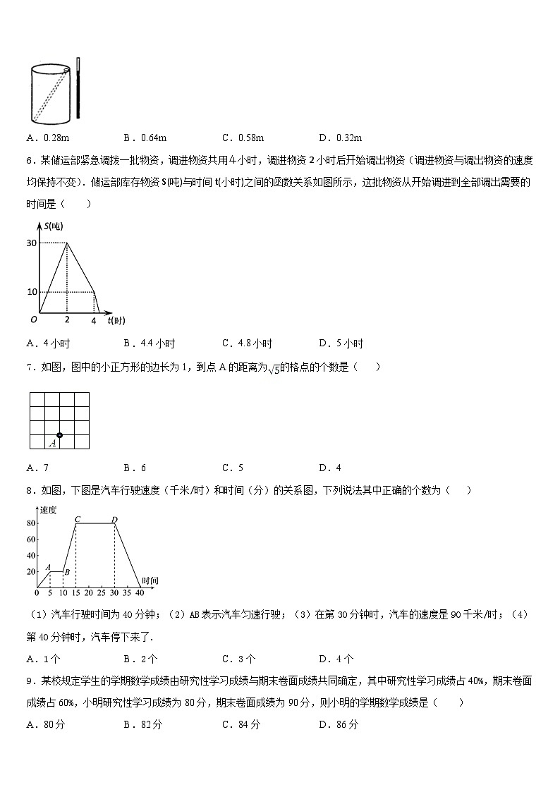 河南省洛阳李村一中学2022-2023学年七年级数学第二学期期末监测试题含答案第2页