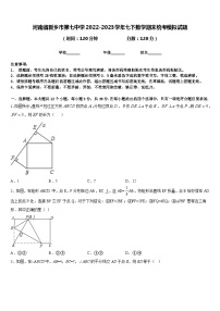 河南省新乡市第七中学2022-2023学年七下数学期末统考模拟试题含答案