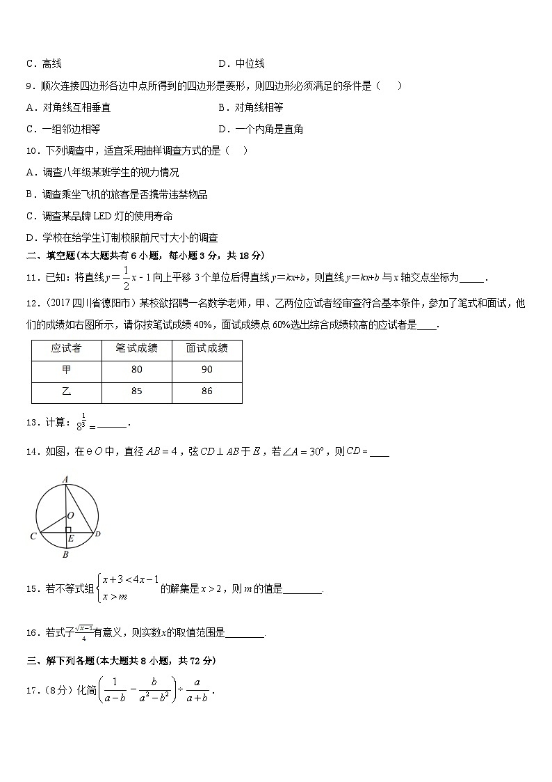 河南省新乡市清华园学校2022-2023学年数学七下期末复习检测模拟试题含答案02