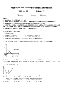 河南省永城市2022-2023学年数学七下期末达标检测模拟试题含答案