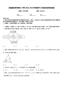 河南省郑州市桐柏一中学2022-2023学年数学七下期末质量检测试题含答案