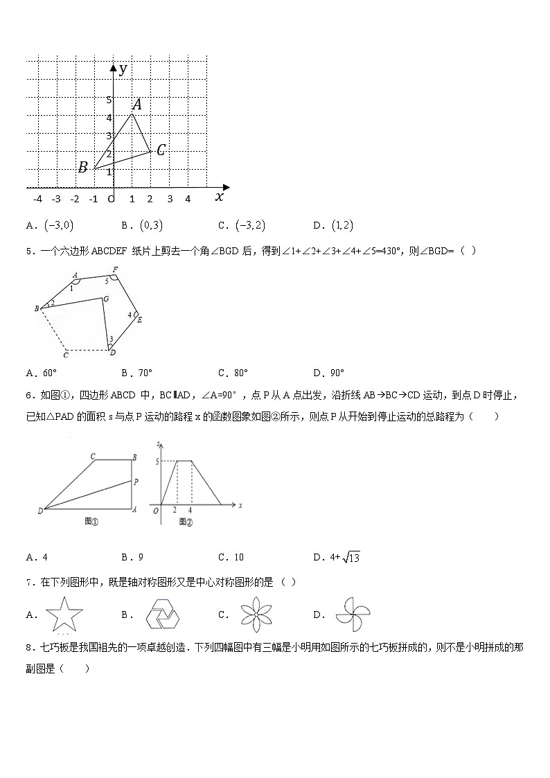 河南省郑州市桐柏一中学2022-2023学年数学七下期末质量检测试题含答案第2页