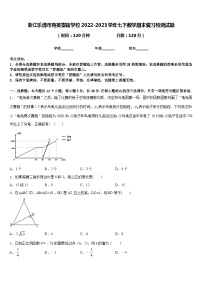 浙江乐清市育英寄宿学校2022-2023学年七下数学期末复习检测试题含答案