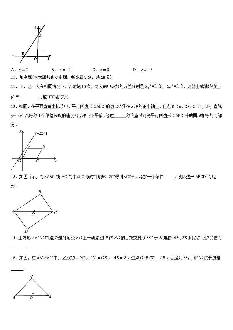 浙江省宁波市北仑区江南中学2022-2023学年七年级数学第二学期期末经典模拟试题含答案第3页