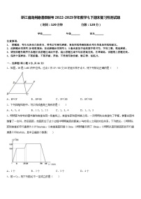 浙江省湖州德清县联考2022-2023学年数学七下期末复习检测试题含答案