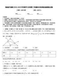 海南省屯昌县2022-2023学年数学七年级第二学期期末质量跟踪监视模拟试题含答案