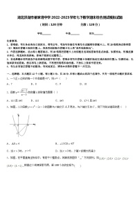 湖北洪湖市瞿家湾中学2022-2023学年七下数学期末综合测试模拟试题含答案