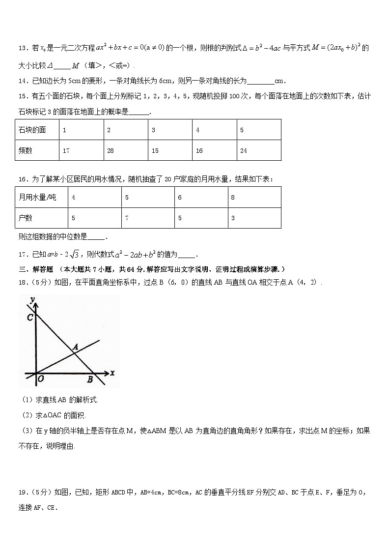 湖北省武汉江岸区七校联考2022-2023学年数学七年级第二学期期末教学质量检测试题含答案第3页