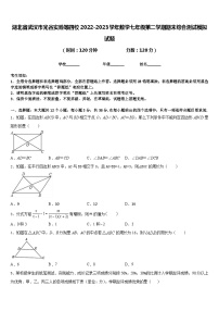 湖北省武汉市光谷实验等四校2022-2023学年数学七年级第二学期期末综合测试模拟试题含答案