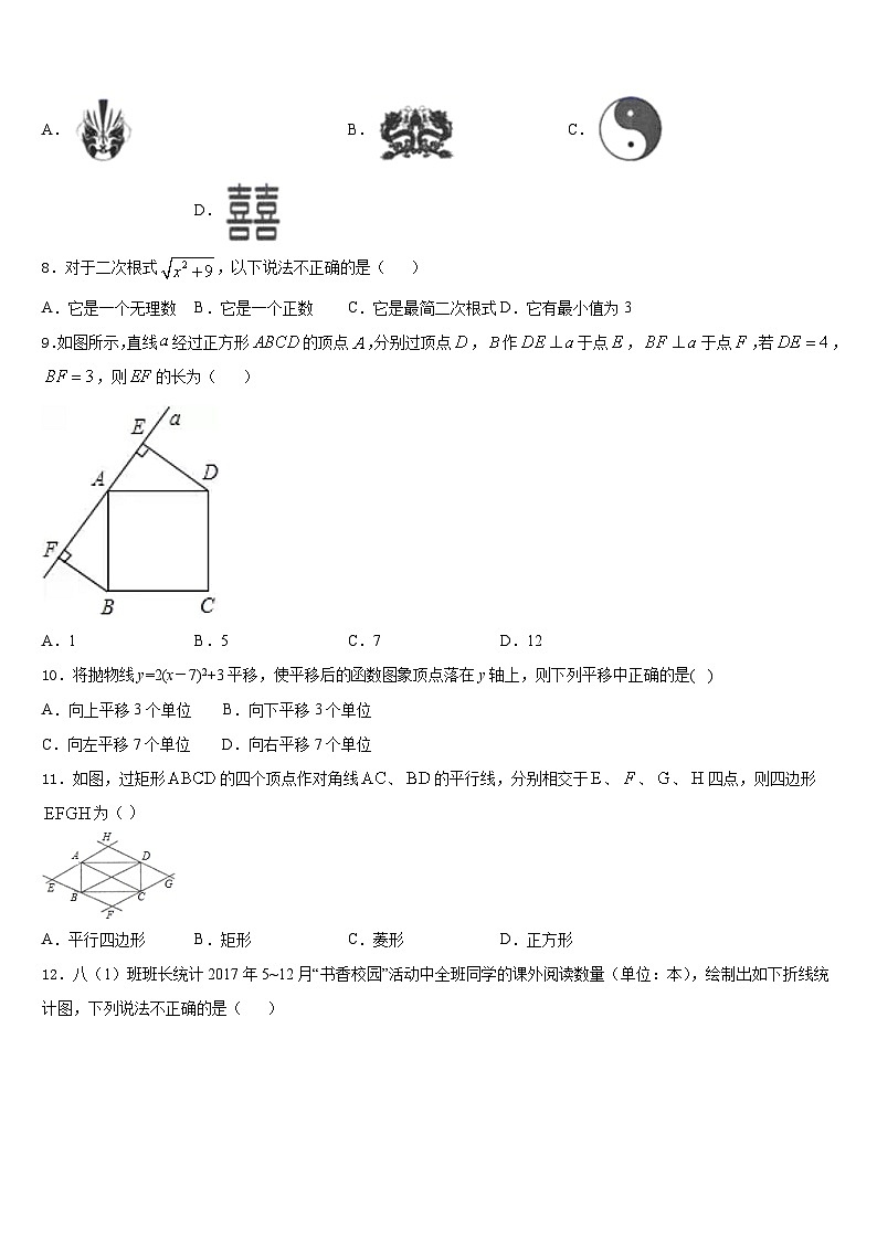 湖北省武汉市江汉区常青第一学校2022-2023学年数学七下期末综合测试模拟试题含答案02
