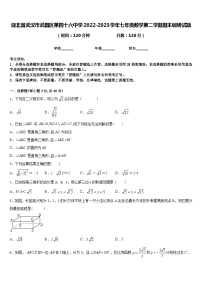 湖北省武汉市武昌区第四十六中学2022-2023学年七年级数学第二学期期末调研试题含答案