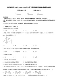 湖北省荆州市名校2022-2023学年七下数学期末质量跟踪监视模拟试题含答案