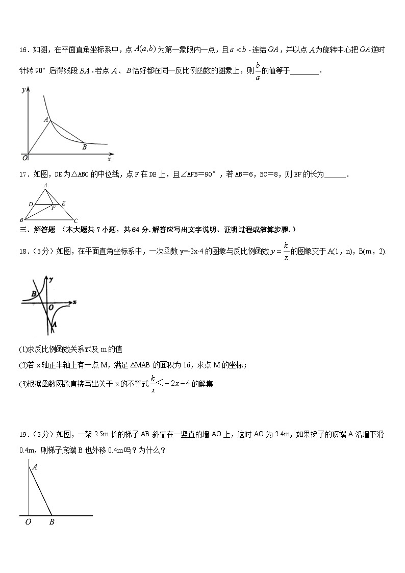 湖南省浏阳市2022-2023学年数学七年级第二学期期末综合测试试题含答案03