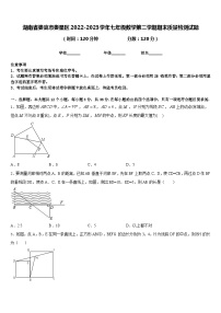 湖南省娄底市娄星区2022-2023学年七年级数学第二学期期末质量检测试题含答案