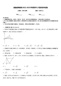 湖南省湘西州2022-2023学年数学七下期末统考试题含答案