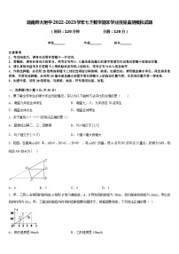 湖南师大附中2022-2023学年七下数学期末学业质量监测模拟试题含答案