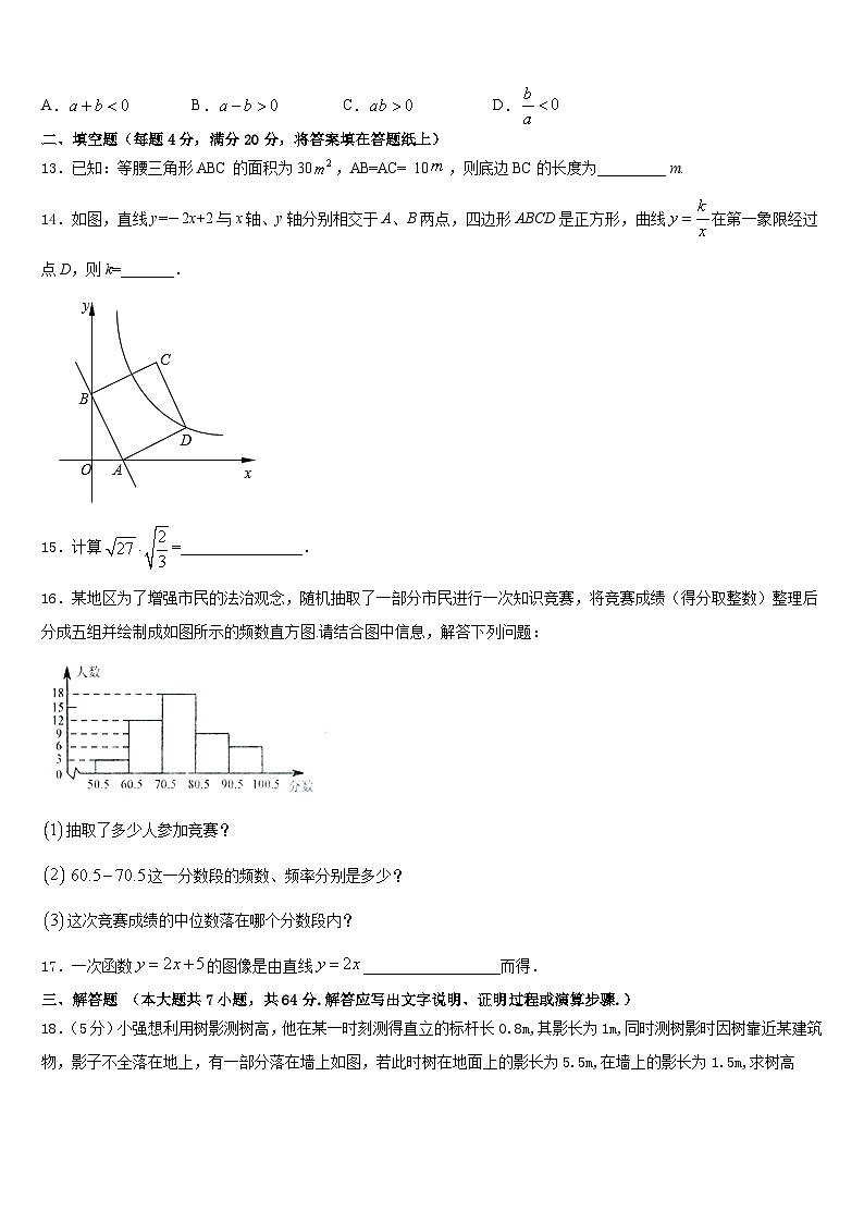 湖南省长沙青竹湖湘一外国语学校2022-2023学年数学七下期末检测试题含答案03
