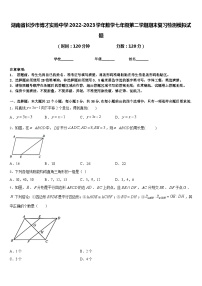 湖南省长沙市博才实验中学2022-2023学年数学七年级第二学期期末复习检测模拟试题含答案