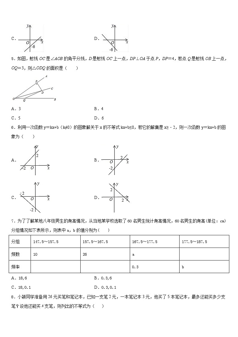 甘肃省定西市临洮县2022-2023学年数学七年级第二学期期末综合测试试题含答案第2页