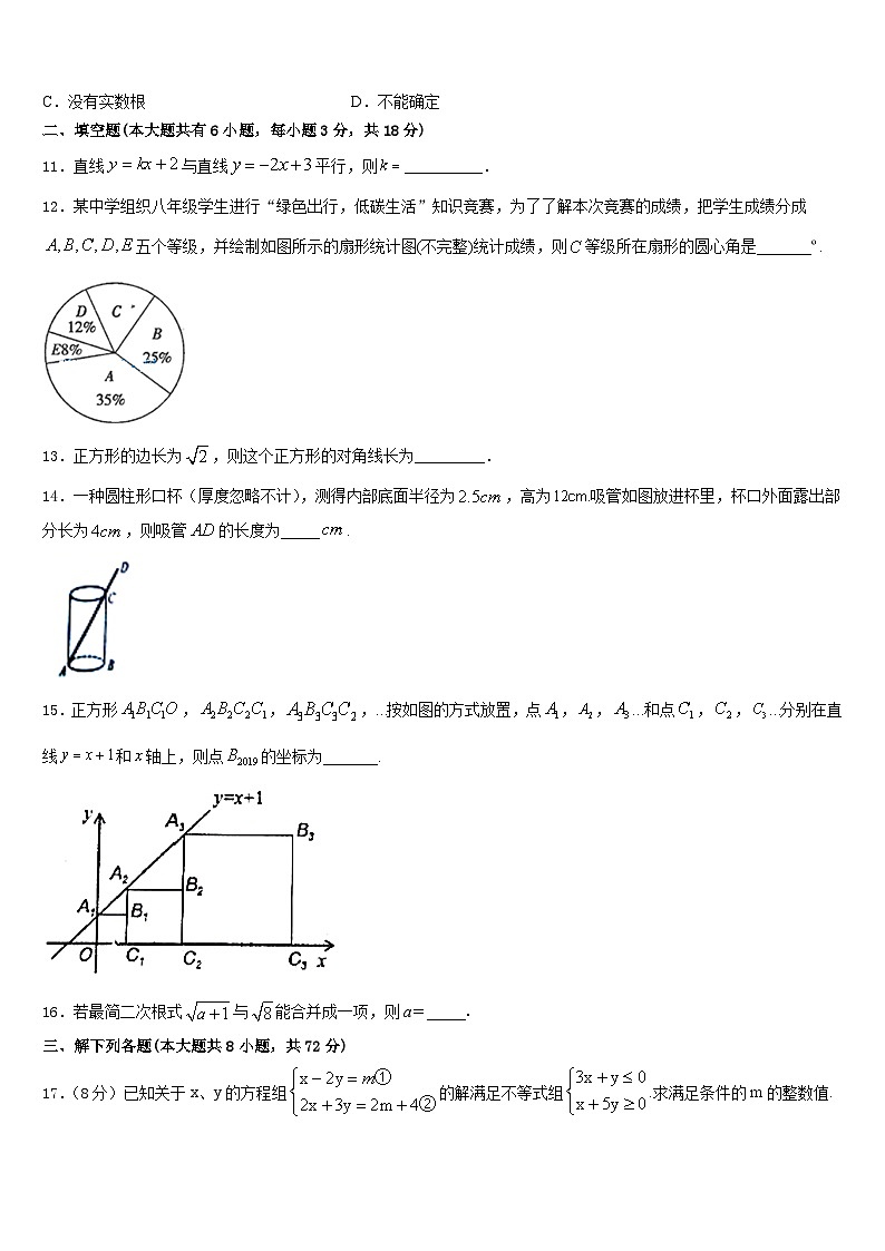 福建省建瓯市芝华中学2022-2023学年七年级数学第二学期期末达标检测试题含答案03