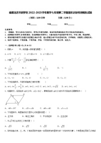 福建龙岩市新罗区2022-2023学年数学七年级第二学期期末达标检测模拟试题含答案